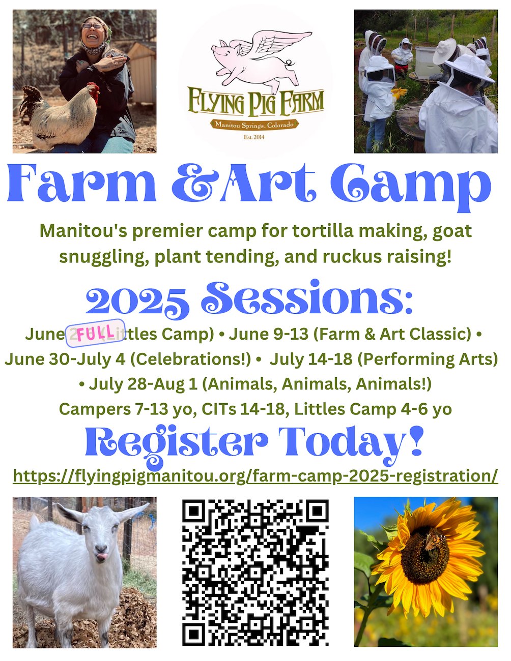 Farm & Art Camp Flyer
